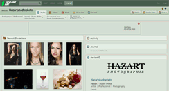 Desktop Screenshot of hazartstudiophoto.deviantart.com