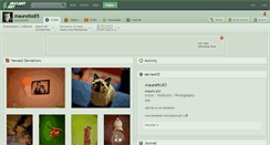 Desktop Screenshot of mauretto85.deviantart.com