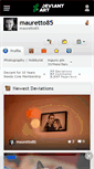 Mobile Screenshot of mauretto85.deviantart.com