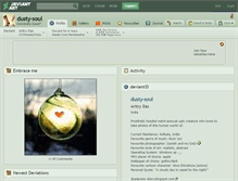 Tablet Screenshot of dusty-soul.deviantart.com