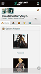 Mobile Screenshot of cloudsinastarrysky.deviantart.com