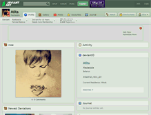 Tablet Screenshot of milta.deviantart.com