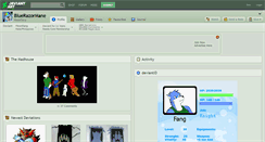 Desktop Screenshot of bluerazormane.deviantart.com