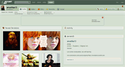 Desktop Screenshot of anushka13.deviantart.com