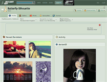 Tablet Screenshot of butterfly-silhouette.deviantart.com