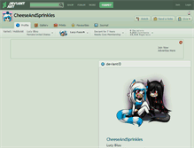 Tablet Screenshot of cheeseandsprinkles.deviantart.com