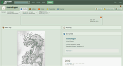 Desktop Screenshot of mamdragon.deviantart.com