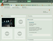 Tablet Screenshot of erosartist.deviantart.com