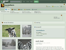 Tablet Screenshot of brandstifterin.deviantart.com
