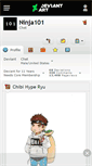 Mobile Screenshot of ninja101.deviantart.com