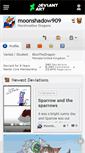 Mobile Screenshot of moonshadow909.deviantart.com