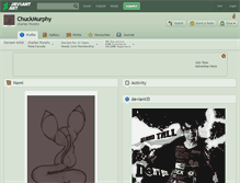 Tablet Screenshot of chuckmurphy.deviantart.com