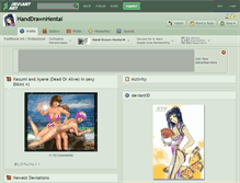 Tablet Screenshot of handdrawnhentai.deviantart.com