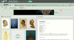 Desktop Screenshot of derress.deviantart.com
