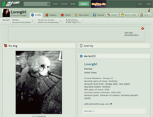 Tablet Screenshot of lovergiirl.deviantart.com