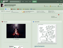 Tablet Screenshot of gaarachaosqueen.deviantart.com