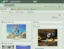 Tablet Screenshot of bioniclegahlok.deviantart.com