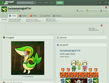 Tablet Screenshot of darkmetaknightftw.deviantart.com