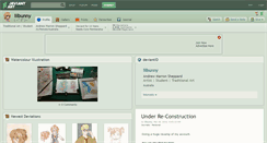 Desktop Screenshot of lilbunny.deviantart.com