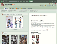 Tablet Screenshot of ladydeddelit.deviantart.com