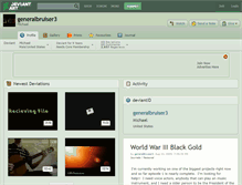 Tablet Screenshot of generalbruiser3.deviantart.com