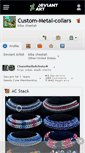 Mobile Screenshot of custom-metal-collars.deviantart.com