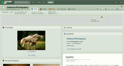 Desktop Screenshot of gallamorephotography.deviantart.com