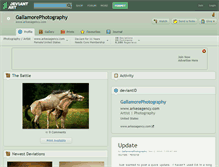 Tablet Screenshot of gallamorephotography.deviantart.com