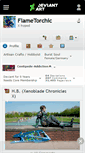 Mobile Screenshot of flametorchic.deviantart.com