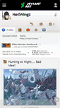 Mobile Screenshot of hellwingz.deviantart.com