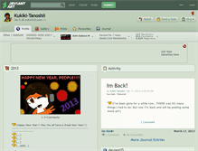 Tablet Screenshot of kukiki-tanoshii.deviantart.com