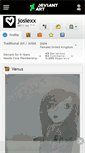 Mobile Screenshot of josiexx.deviantart.com