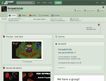 Tablet Screenshot of furcpatchclub.deviantart.com