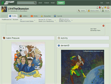 Tablet Screenshot of liv4theobsession.deviantart.com