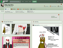 Tablet Screenshot of kitty-kat-kiro.deviantart.com
