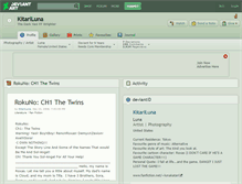 Tablet Screenshot of kitariluna.deviantart.com