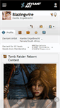Mobile Screenshot of blazingwire.deviantart.com