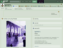 Tablet Screenshot of egoistetx.deviantart.com