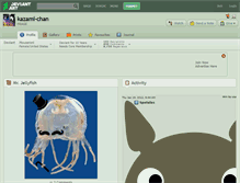Tablet Screenshot of kazami-chan.deviantart.com