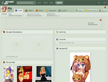 Tablet Screenshot of ffhj.deviantart.com