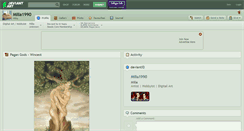 Desktop Screenshot of milla1990.deviantart.com