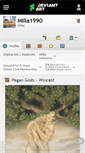 Mobile Screenshot of milla1990.deviantart.com