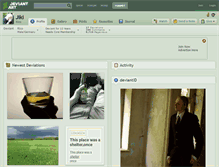 Tablet Screenshot of jiki.deviantart.com