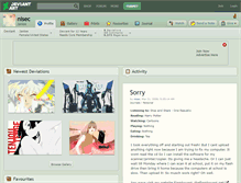 Tablet Screenshot of nisec.deviantart.com