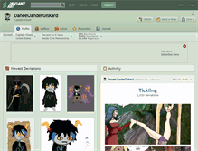 Tablet Screenshot of daneeljandergiskard.deviantart.com