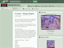 Tablet Screenshot of dueling-network.deviantart.com