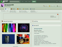 Tablet Screenshot of dewaynesmith.deviantart.com