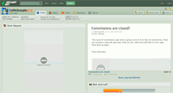 Desktop Screenshot of collinscorpio.deviantart.com