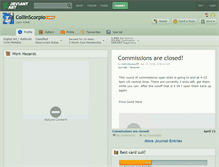 Tablet Screenshot of collinscorpio.deviantart.com