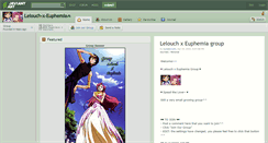 Desktop Screenshot of lelouch-x-euphemia.deviantart.com